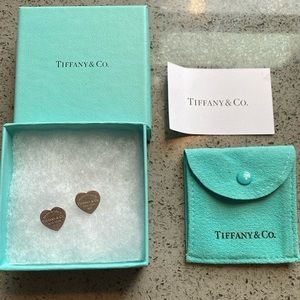 Tiffany & Co Return to Tiffany Heart Tag Earrings